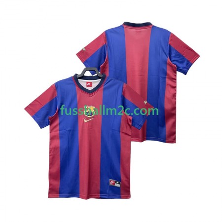 Fußballtrikots FC Barcelona 1999 Retro Heim Trikotsatz 1998